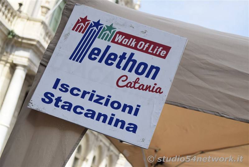 Walk of life a Catania con Telethon