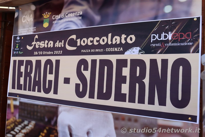 L'appuntamento pi goloso dell'anno ritorna a Cosenza, con la Festa del Cioccolato 2022. In diretta su Studio54network!