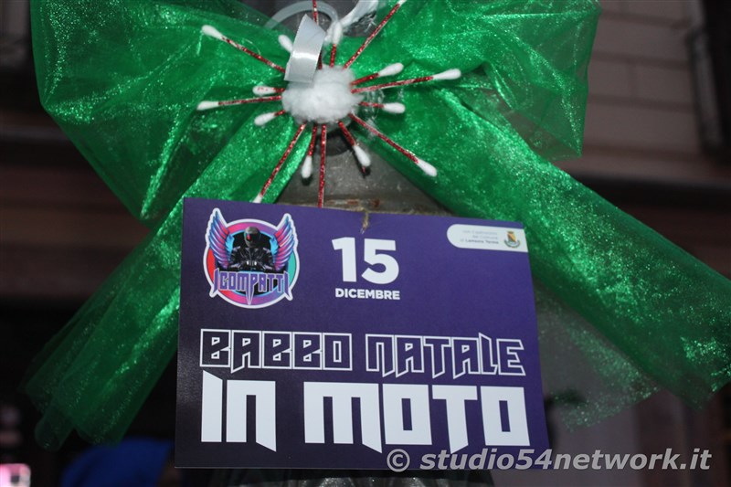 A Lamezia Terme il pi grande evento natalizio calabrese in moto, con i Compatti  Babbo Natale in Moto. Stand, dimostrazioni, Babbo Natale, prove su strada, tutto in diretta su Studio54network!