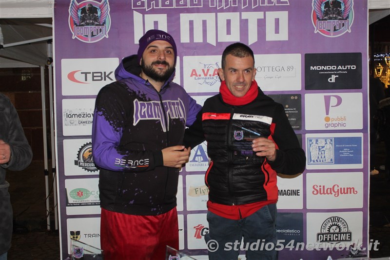 A Lamezia Terme il pi grande evento natalizio calabrese in moto, con i Compatti  Babbo Natale in Moto. Stand, dimostrazioni, Babbo Natale, prove su strada, tutto in diretta su Studio54network!