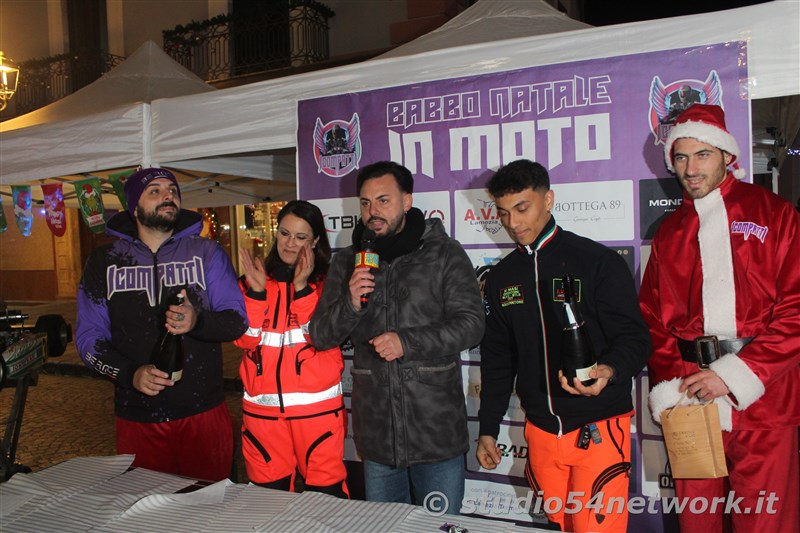 A Lamezia Terme il pi grande evento natalizio calabrese in moto, con i Compatti  Babbo Natale in Moto. Stand, dimostrazioni, Babbo Natale, prove su strada, tutto in diretta su Studio54network!