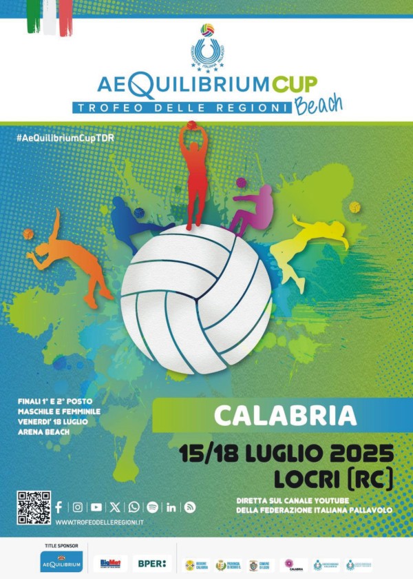 A Locri la finale Beach-volley del Torneo delle Regioni, su Studio54network A Locri la finale Beach-volley del Torneo delle Regioni, su Studio54network
