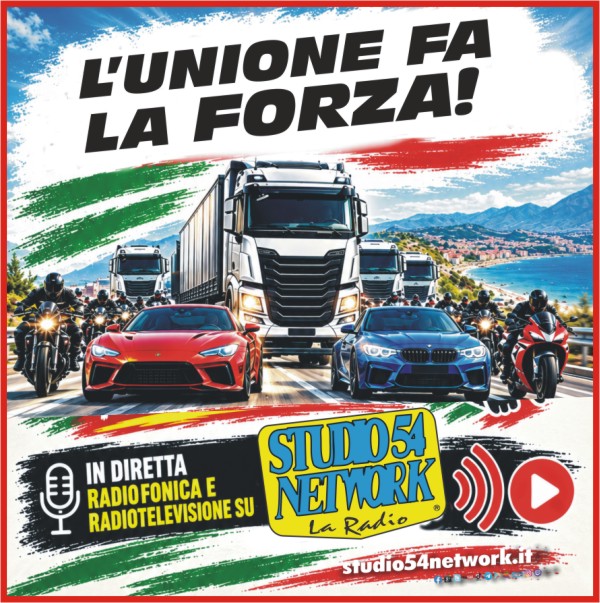 A Belpasso in Piazza Umberto arriva la festa più bella dell'estate. E' 54Live, con Studio54network STATALE 106, la Calabria scende in strada: centinaia di lavoratori e cittadini uniti contro il carovita. La protesta della dignità
e del lavoro in diretta su Studio54network.